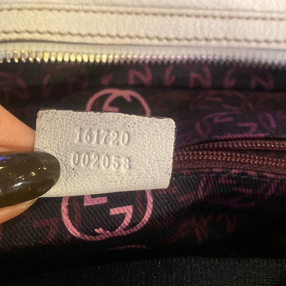 Auth Gucci Princy Boston Bow Web Stripe Offwhite Leather Satchel Shoulder Bag - Picture 15 of 15